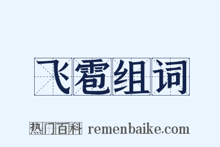 飞雹组词是什么意思的图片
